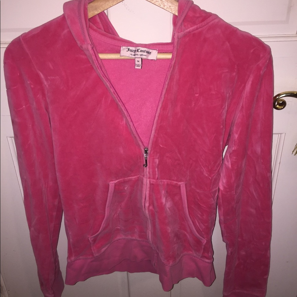 Pink juicy couture zip up